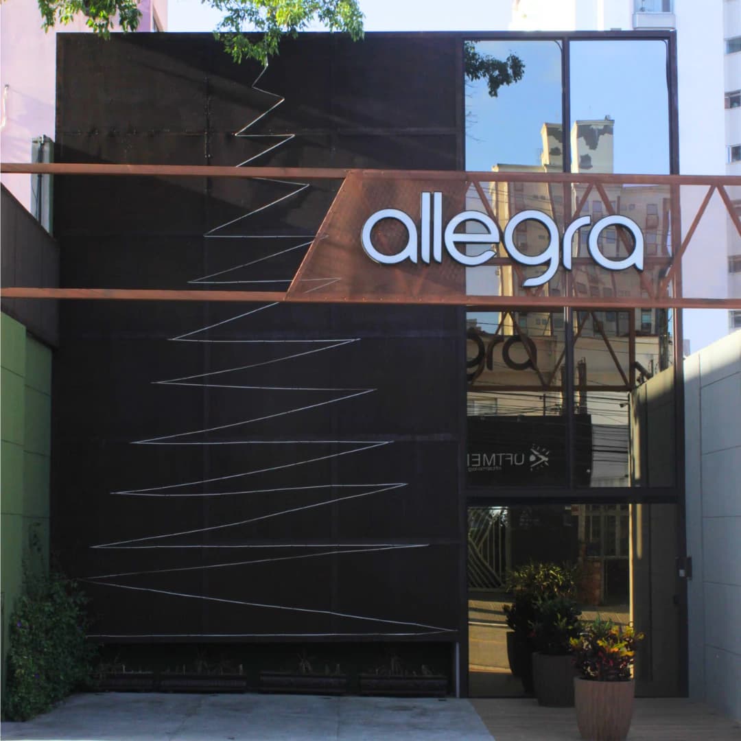 Fachada da Allegra Odontologia.